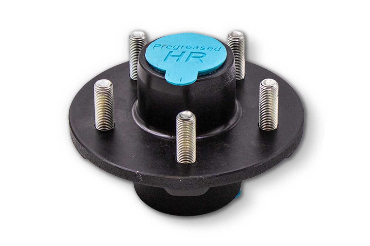 HR84545-PPM | Highway Ready Prepacked, Boxed Hub, Marine Grease, 3.5K, 545, Import, Includes Pregreased Bearings, Races, Seal, EZ Lube Dust Cap, Tang Washer, Cotter Pin  Lug Nuts