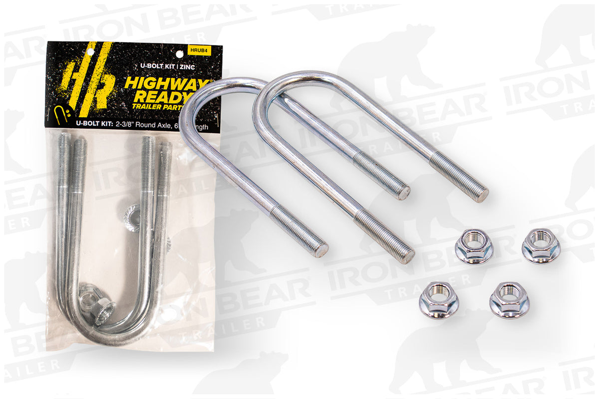 HRUB4 | Highway Ready U-Bolt Kit, (2) UB2.38L, (4) 1/2-20SFN