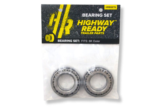 HRBSET6 | Highway Ready 15123/15245 Bearing/Race Kit, Includes (2) 15123 and (2) 15245, 6K Outer Bearing and Race