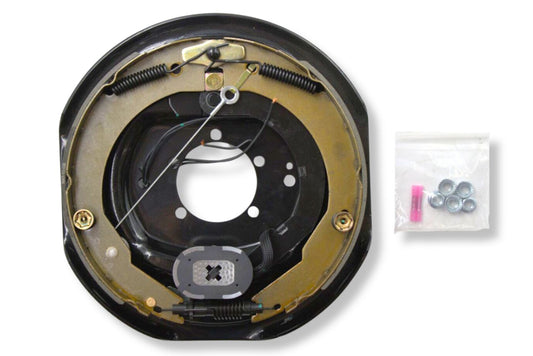 HR23-465-B | Highway Ready Boxed Electric Brake, Passenger Side, RH, 5.2 ,6K ,7K Self Adjust, Import With Mounting Hardware