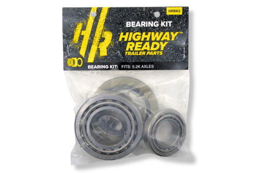 HRBK2 | Highway Ready 5.2K Bearing/Race/Seal Kit, 1 Wheel, Includes Inner Bearing/Race (1) 25580 (1) 25520 and Outer Bearing/Race (1) LM67048 (1) LM67010, (1) 010-036-00 Seal (1) 165649 (1) 005-101-00