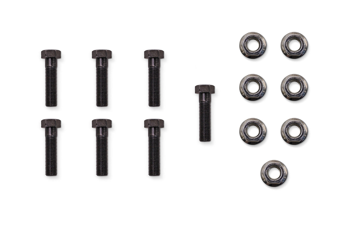 HRBH-4 | Highway Ready Brake Mounting Bolt Kit, (7) 007-116-00, (7) 7/16-20HFNS, 9K-16K Backing Plate, 7 Bolt Flange