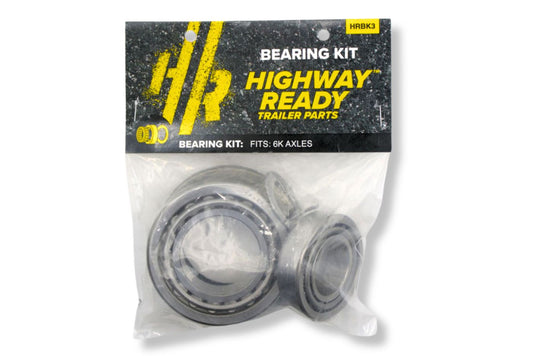 HRBK3 | Highway Ready 6K Bearing/Race/Seal Kit, 1 Wheel, Includes Inner Bearing/Race (1) 25580 (1) 25520 and Outer Bearing/Race (1) 15123 (1) 15245 (1) 010-036-00 Seal (1) 165649 (1) 005-101-00