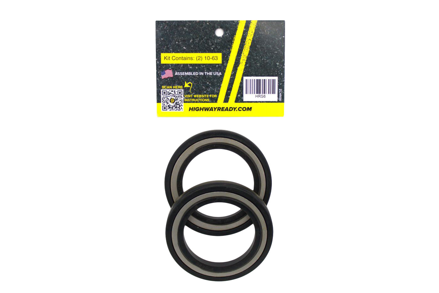 HRS6 | Highway Ready 10-63 Oil Seal Kit, Includes (2) 10-63 Oil Seals, 7K, 8K Axle, 2.225" I.D.