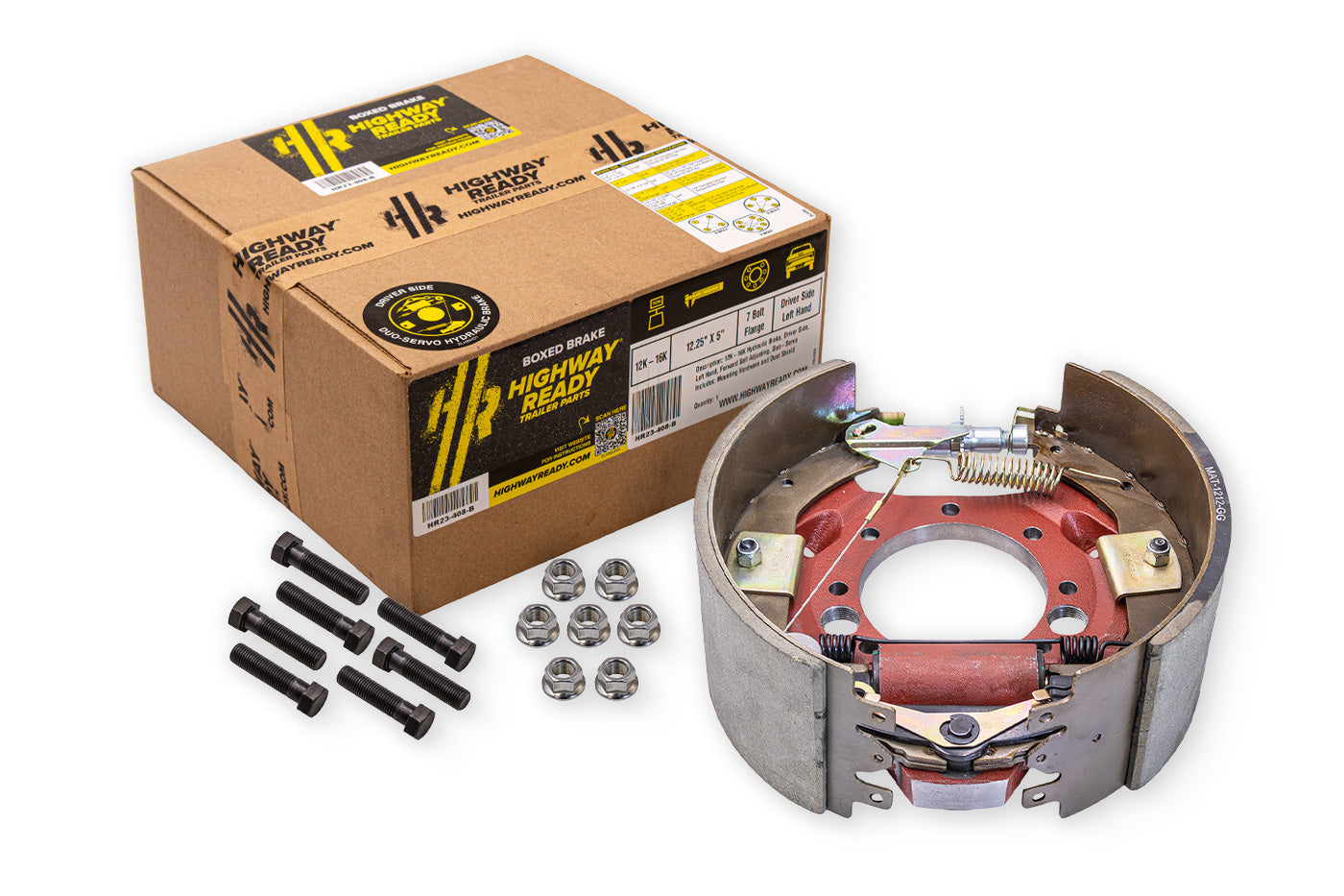 HR23-408-B | Highway Ready Boxed Hydraulic Brake, LH Driver Side, 12K, Import with Hardware