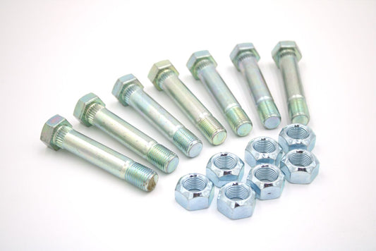 HRSB4 | Highway Ready Zinc Shackle Bolt Kit Includes (7) 166081-Z, Tandem (Requires 2 Kits), Double Eye