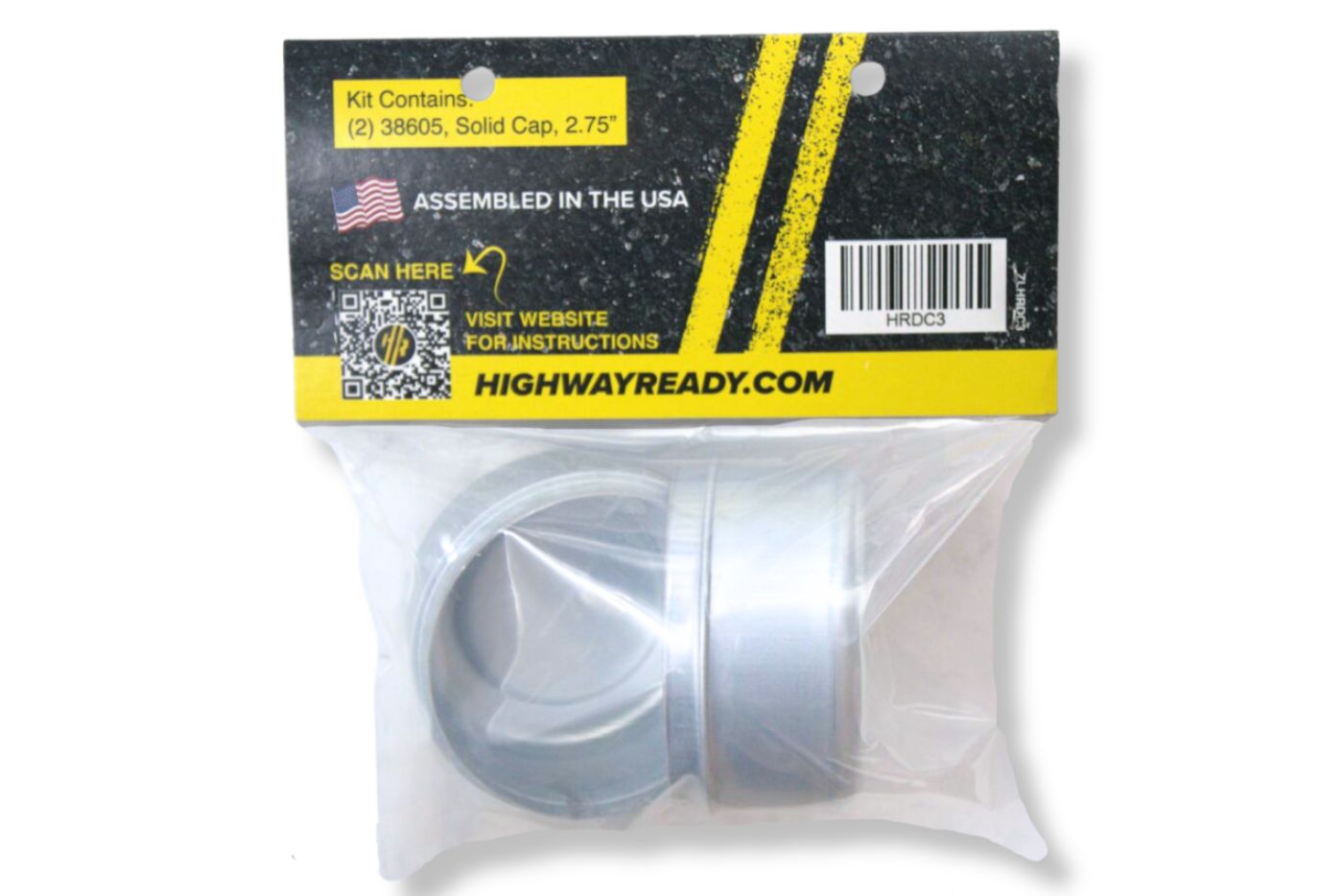 HRDC3 | Highway Ready Dust Cap Kit, Includes (2) 21039, 7K and 8K Axle