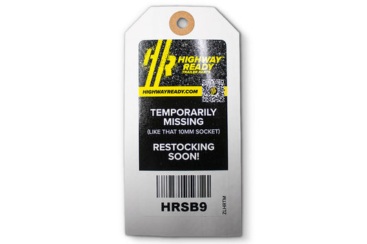 HRSB9-OST | Highway Ready, HRSB9, Out of Stock Tag