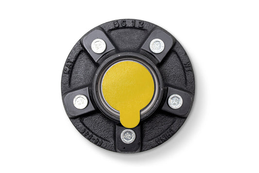 HR84545-PP | Highway Ready Prepacked, Boxed Hub, 3.5K, 545, Import, Includes Pregreased Bearings, Races, Seal, EZ Lube Dust Cap, Tang Washer, Cotter Pin  Lug Nuts