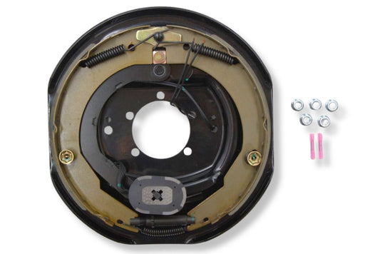 HR23-180-B | Highway Ready Boxed Electric Brake, Driver Side, LH, 5.2 ,6K ,7K Manual Adjust, Import With Mounting Hardware