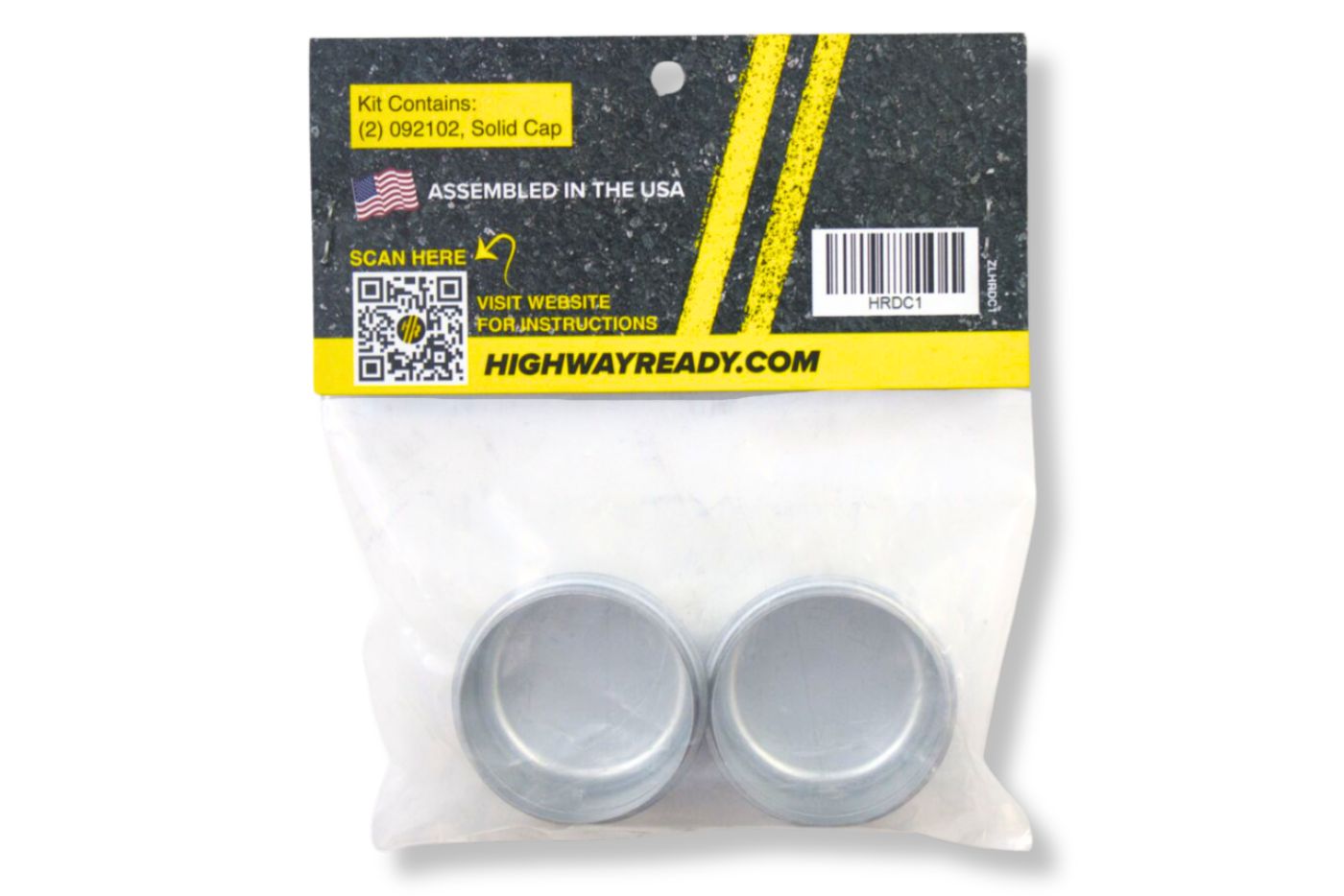 HRDC1 | Highway Ready Dust Cap Kit, Includes (2) 092102, 2.2K and 3.5K Axle