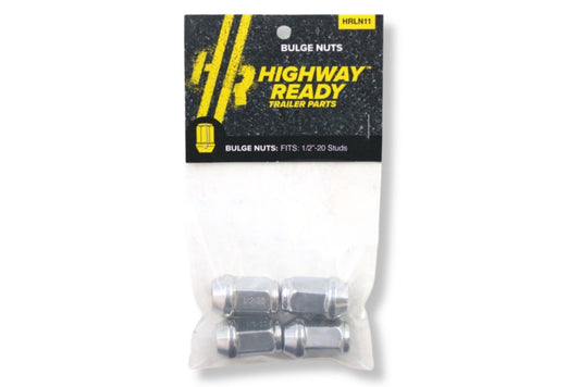 HRLN11 | Highway Ready Lug Nut Kit, 1/2"-20 Bulge Nuts, Includes (4) 12CLN, Fits 1/2"-20 Studs
