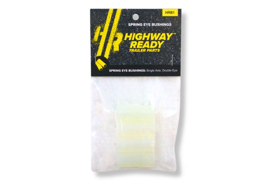 HRB1 | Highway Ready Spring Eye Bushing Kit, Includes (4) 722106, Single Axle, Double Eye