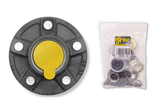 HR845475-PP | Highway Ready Prepacked, Boxed Hub, 3.5K, 5475, Import, Includes Pregreased Bearings, Races, Seal, EZ Lube Dust Cap, Tang Washer, Cotter Pin  Lug Nuts