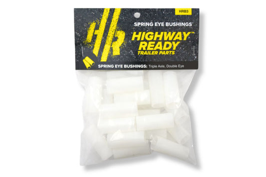 HRB3 | Highway Ready Spring Eye Bushing Kit, Includes (24) 722106, Triple Axle, Double Eye
