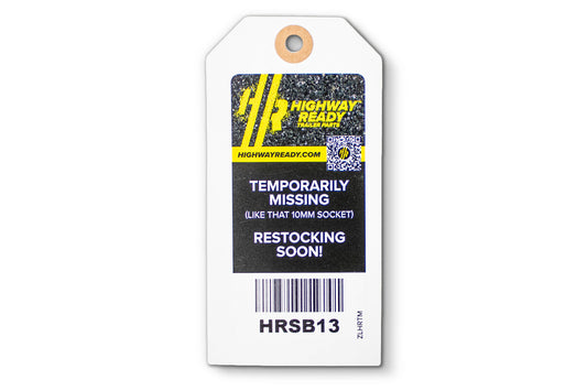 HRSB13-OST | Highway Ready, HRSB13, Out of Stock Tag