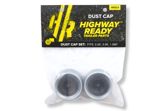 HRDC4 | Highway Ready Dust Cap Kit, Includes (2) 021-003-A, 2.2K and 3.5K Axle