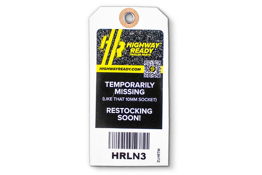 HRLN3-OST | Highway Ready, HRLN3, Out of Stock Tag