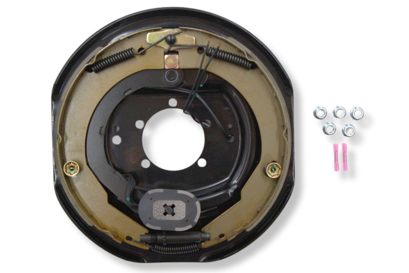 HR23-180-B | Highway Ready Boxed Electric Brake, Driver Side, LH, 5.2 ,6K ,7K Manual Adjust, Import With Mounting Hardware