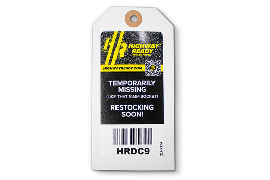 HRDC9-OST | Highway Ready, HRDC9, Out of Stock Tag